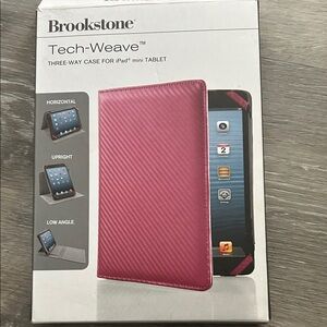 Brookstone Magenta Tech-Weave Tablet Cover